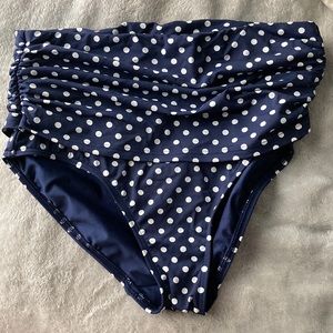 Lands end high waisted swim bottom size 8